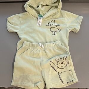Disney Mint Green Winnie the Pooh Graphic Hoodie